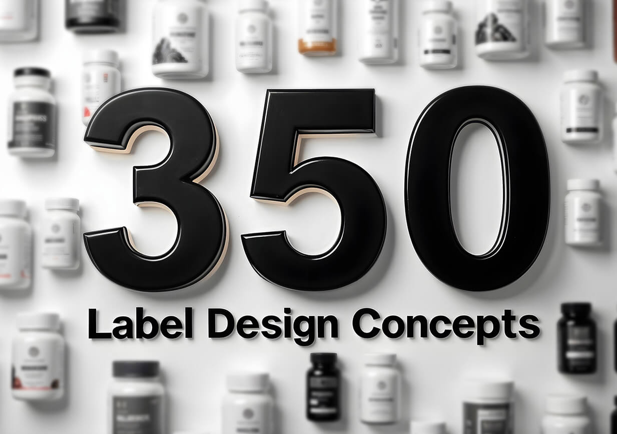 350 Label Design Concepts