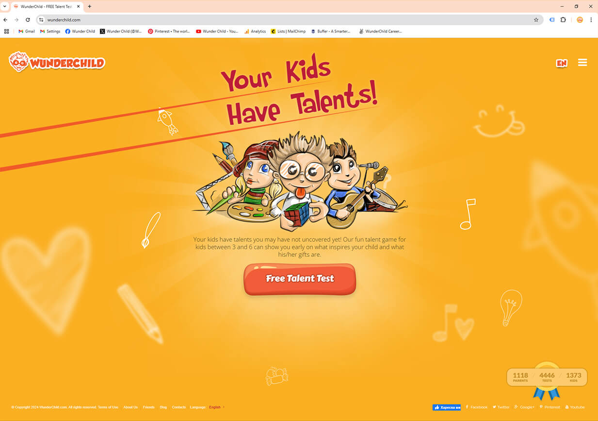 WunderChild: Free Talent Test for Kids