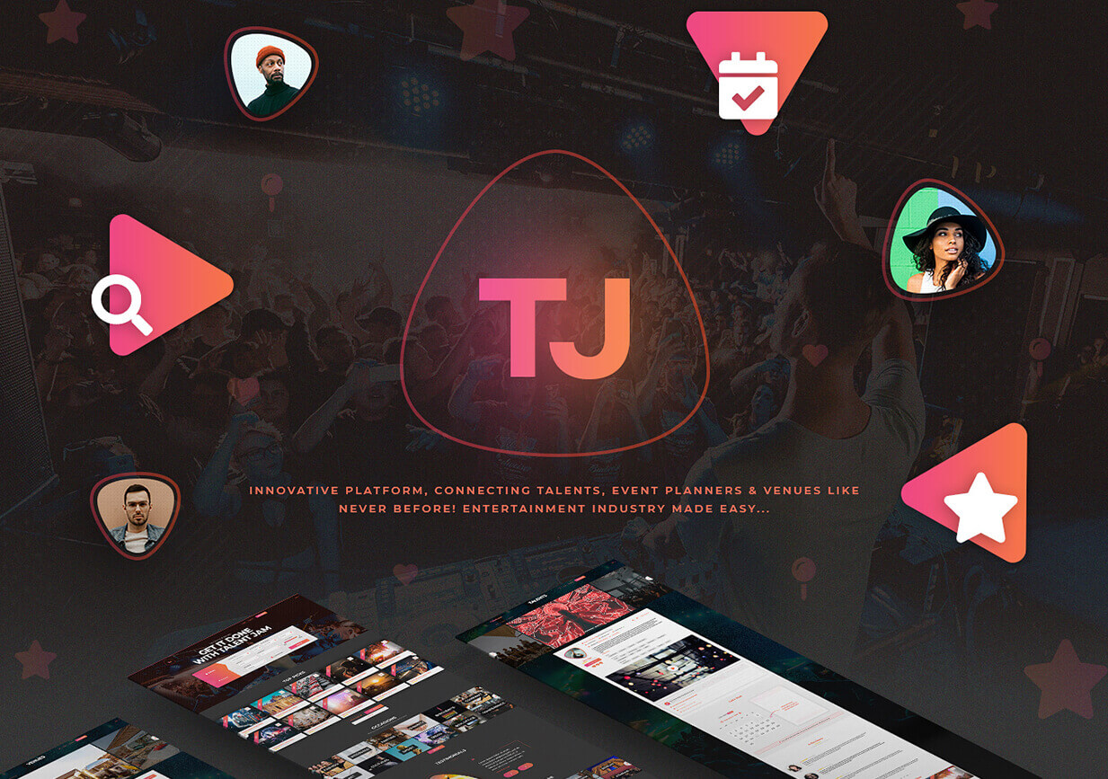 TalentJam - Top Talents, Venues & Events [Case Study] ♫