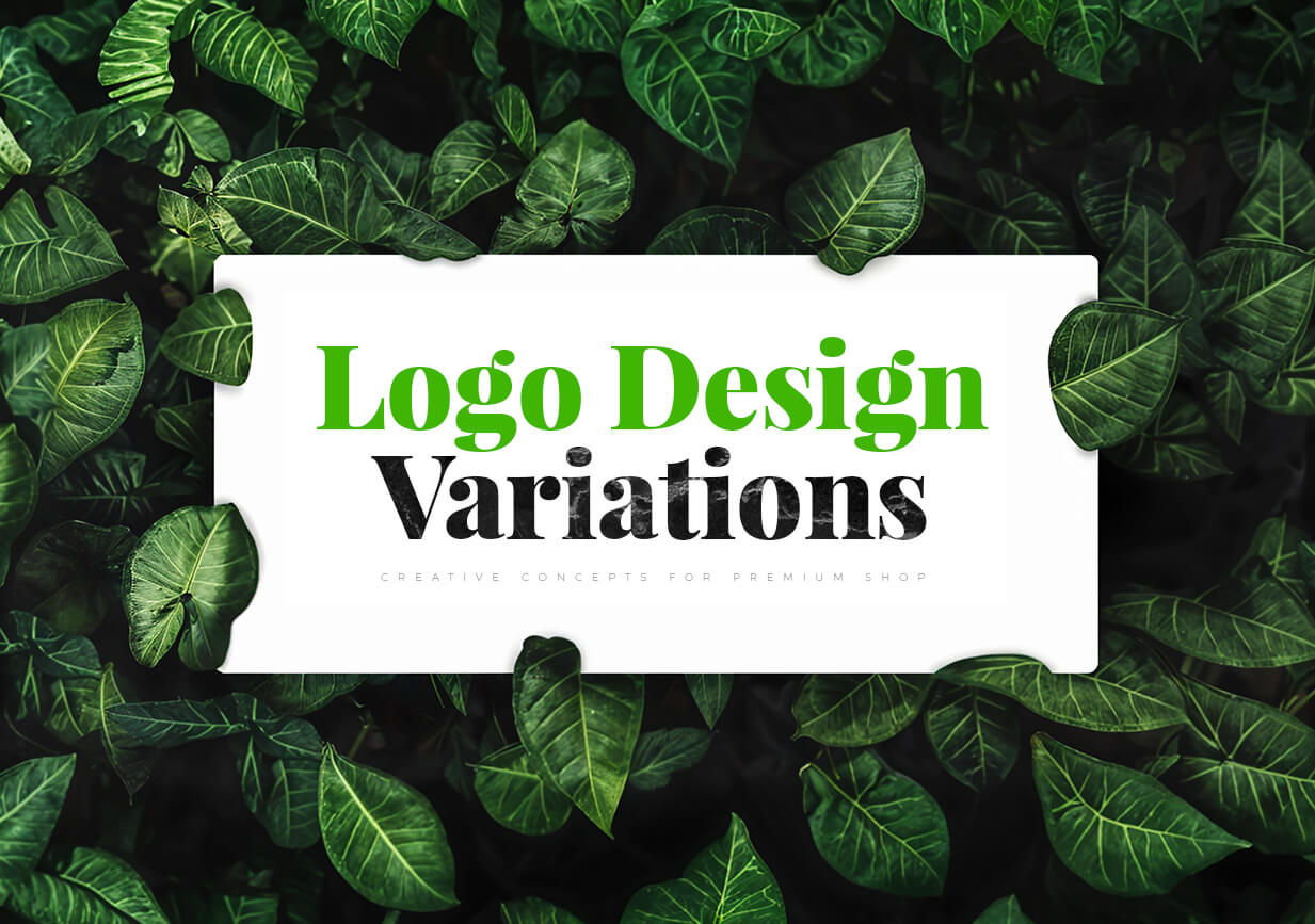 Organic & Eco Health Food Store Logo Design Variations