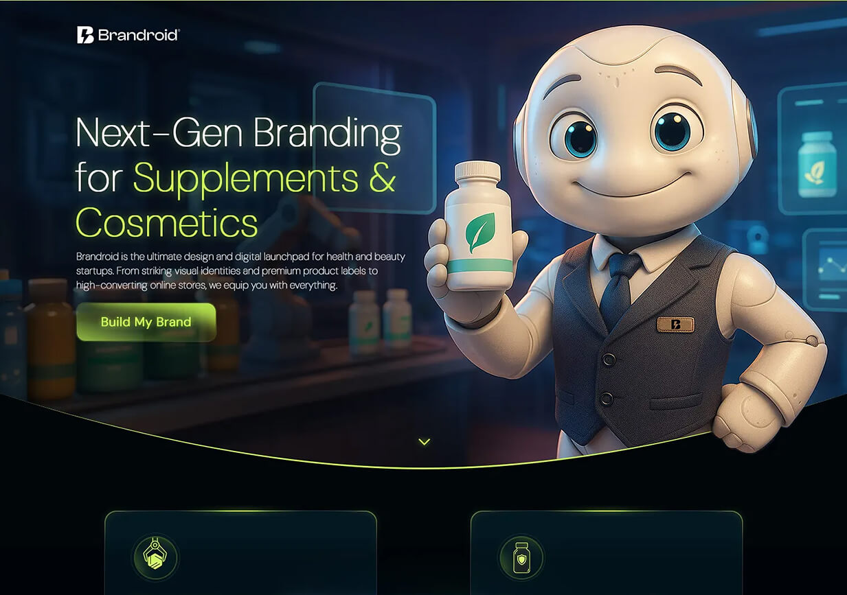 Health & Beauty Design Launchpad | Futuristic UI